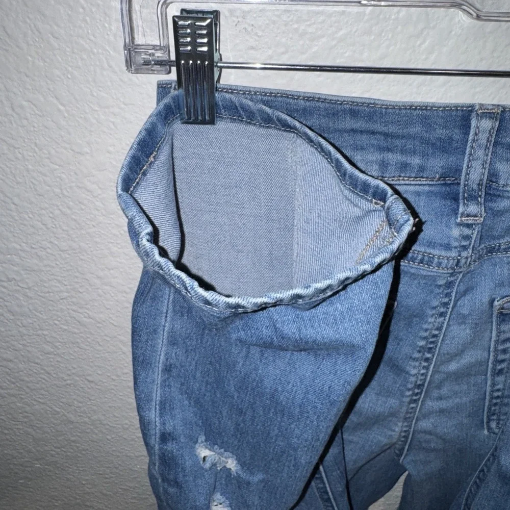 Sincerely Jules Jeans  Distressed  Womens Size 1/25 High Rise Straight Leg